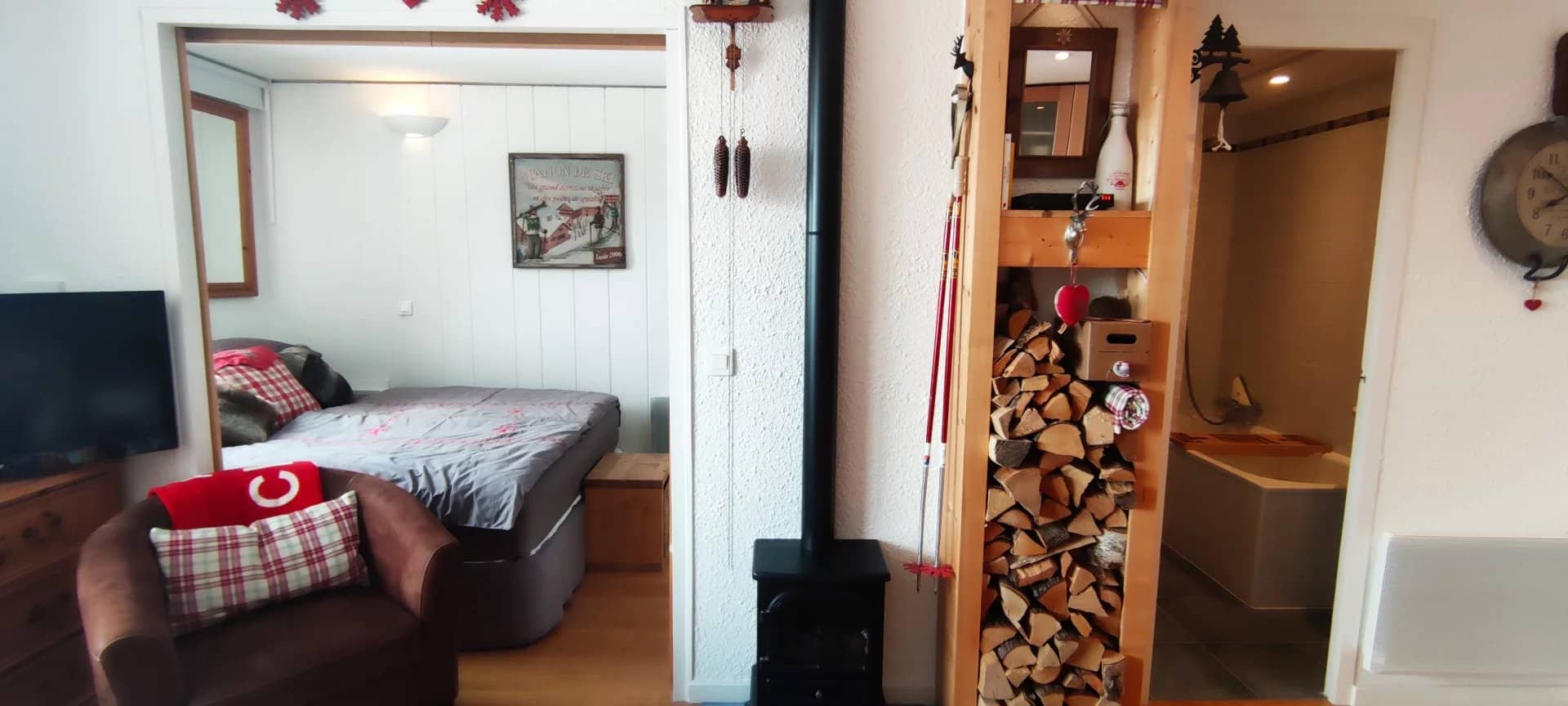 Appartement élégant rénové avec goût au coeur du hameau